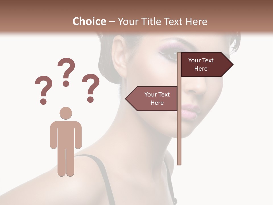 Attractive Background Femininity PowerPoint Template