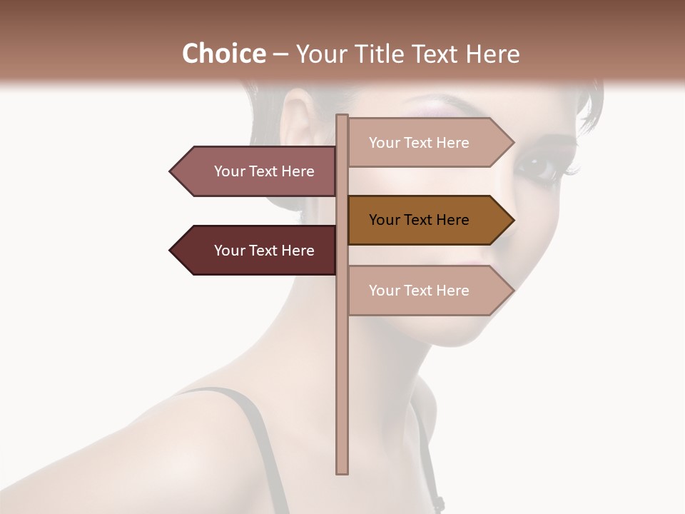 Attractive Background Femininity PowerPoint Template
