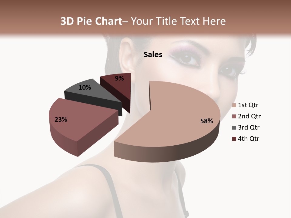 Attractive Background Femininity PowerPoint Template