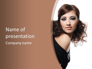 Hair Bright Beauty PowerPoint Template