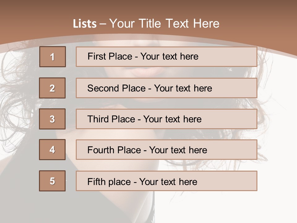 Hair Bright Beauty PowerPoint Template
