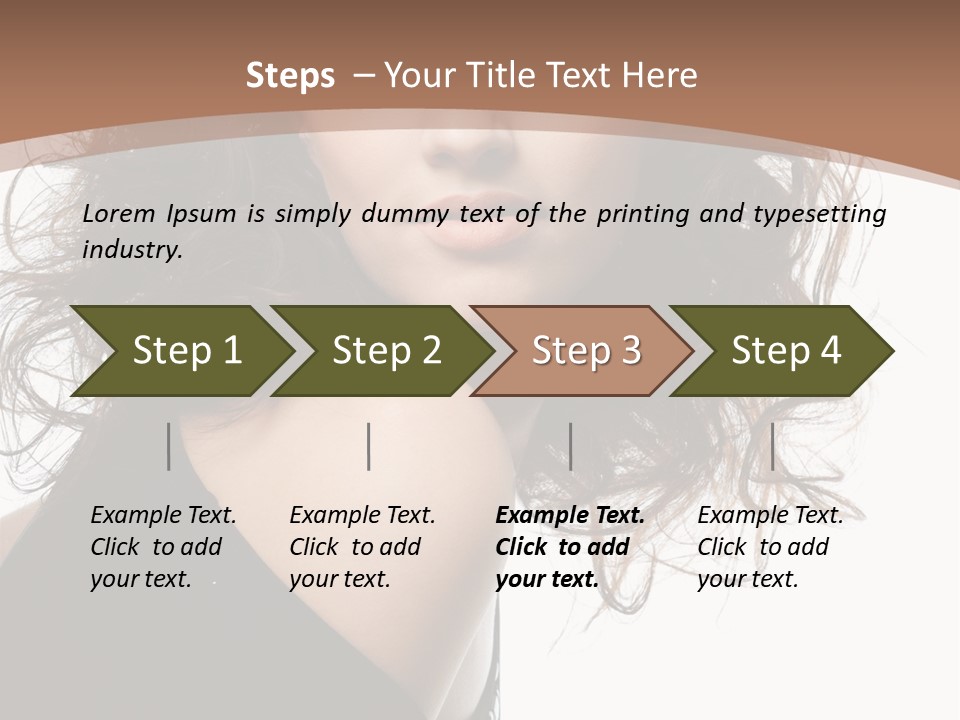 Hair Bright Beauty PowerPoint Template