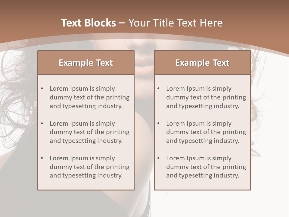 Hair Bright Beauty PowerPoint Template