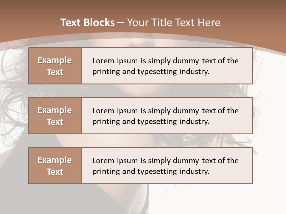 Hair Bright Beauty PowerPoint Template