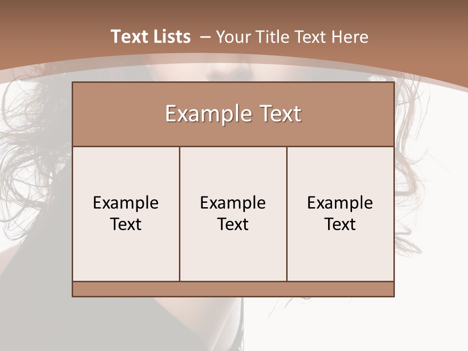 Hair Bright Beauty PowerPoint Template