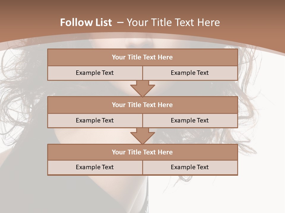 Hair Bright Beauty PowerPoint Template