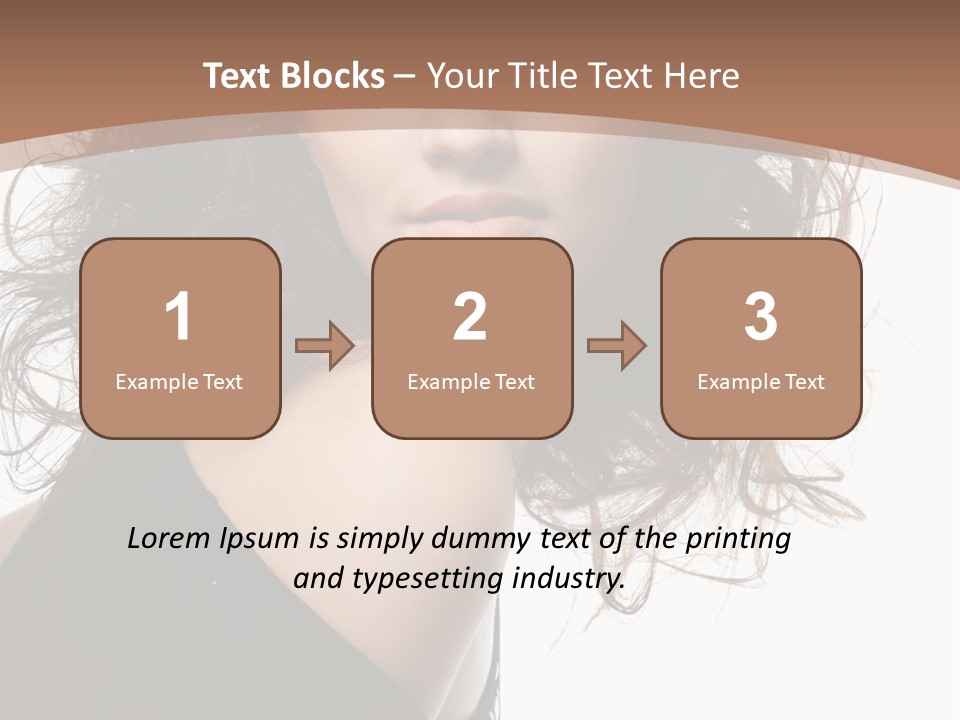 Hair Bright Beauty PowerPoint Template