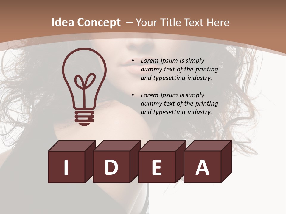 Hair Bright Beauty PowerPoint Template