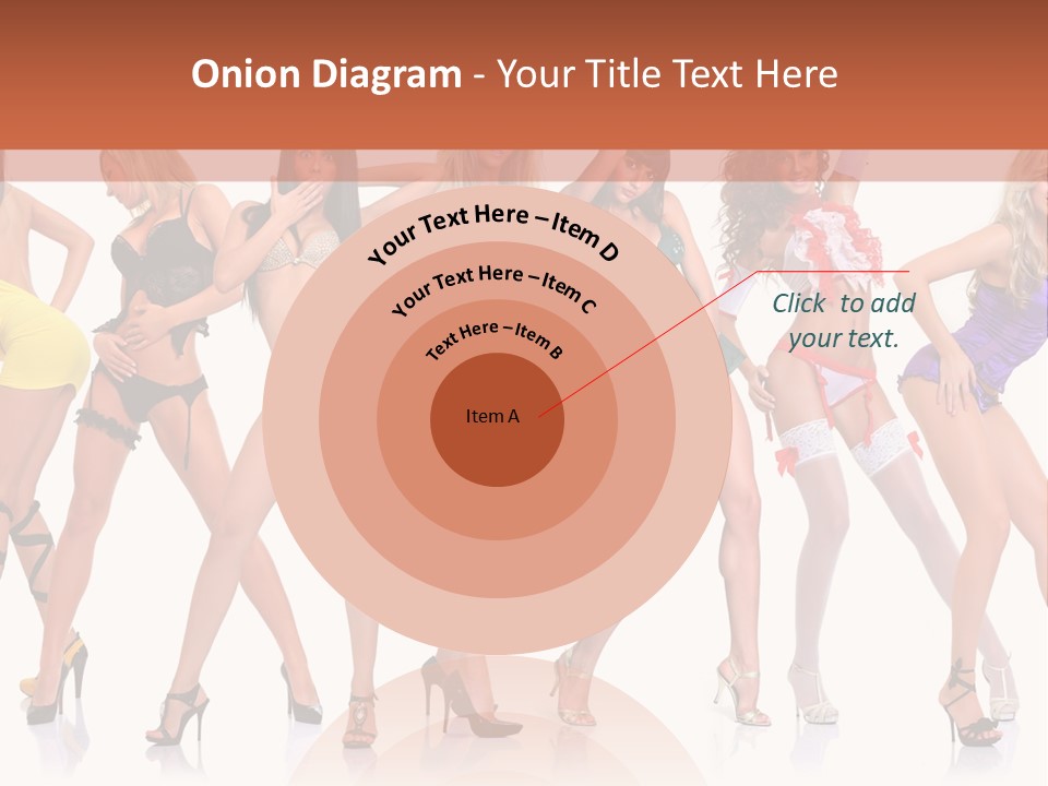 Blonde Skin Pose PowerPoint Template