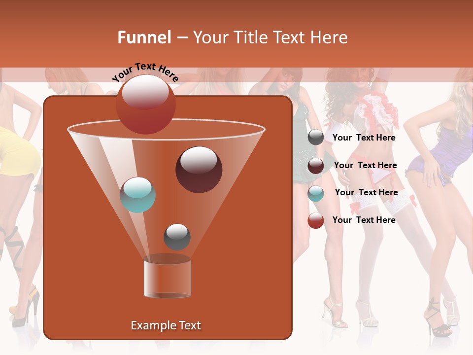 Blonde Skin Pose PowerPoint Template