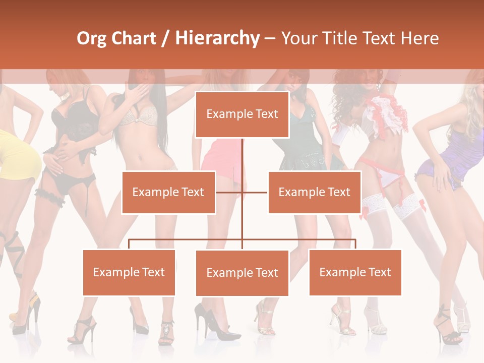 Blonde Skin Pose PowerPoint Template