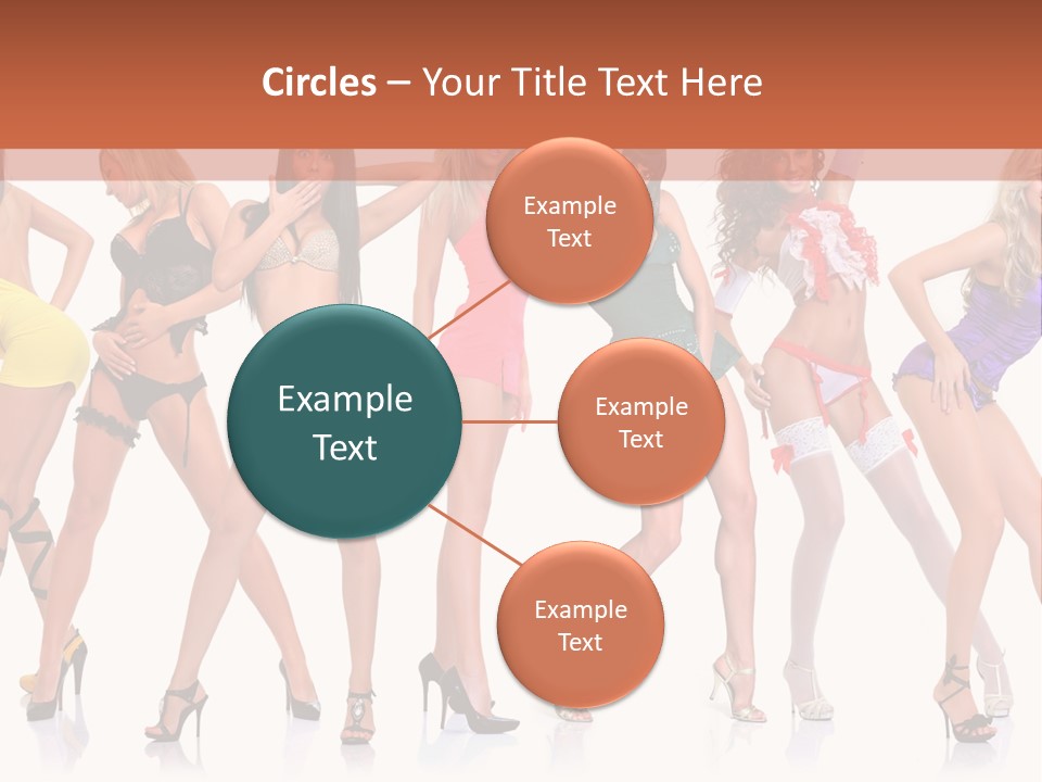 Blonde Skin Pose PowerPoint Template