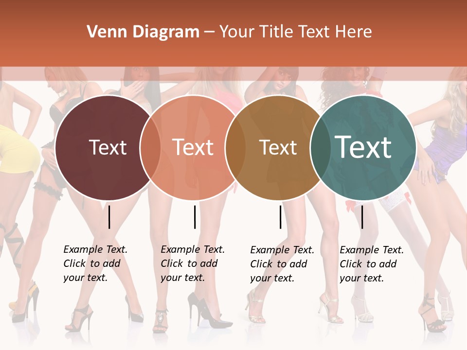 Blonde Skin Pose PowerPoint Template