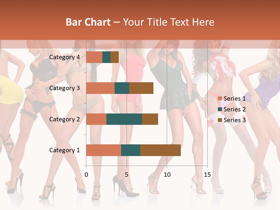 Blonde Skin Pose PowerPoint Template