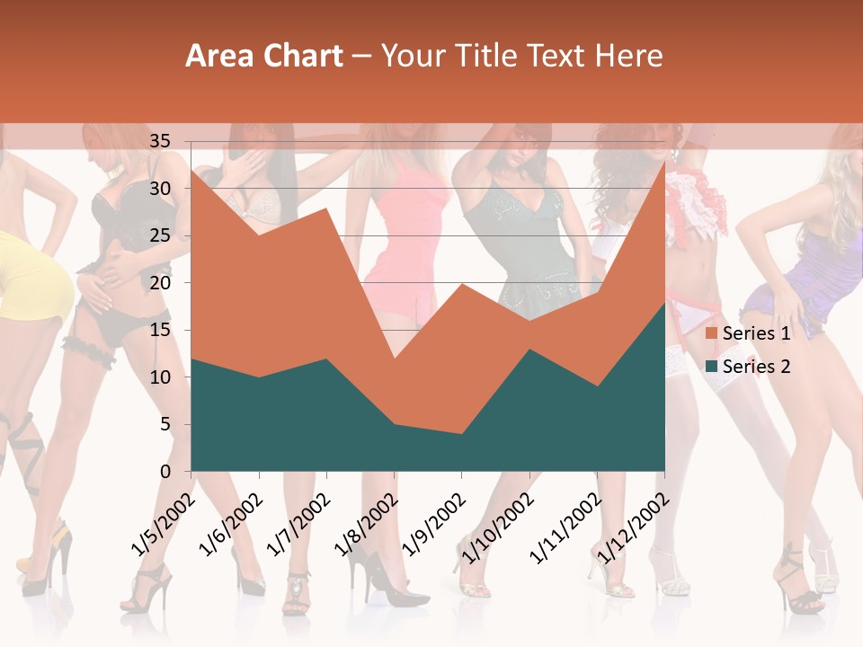 Blonde Skin Pose PowerPoint Template