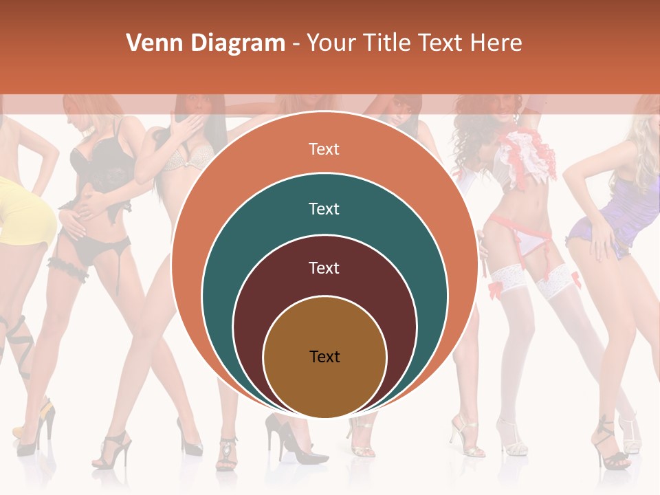 Blonde Skin Pose PowerPoint Template