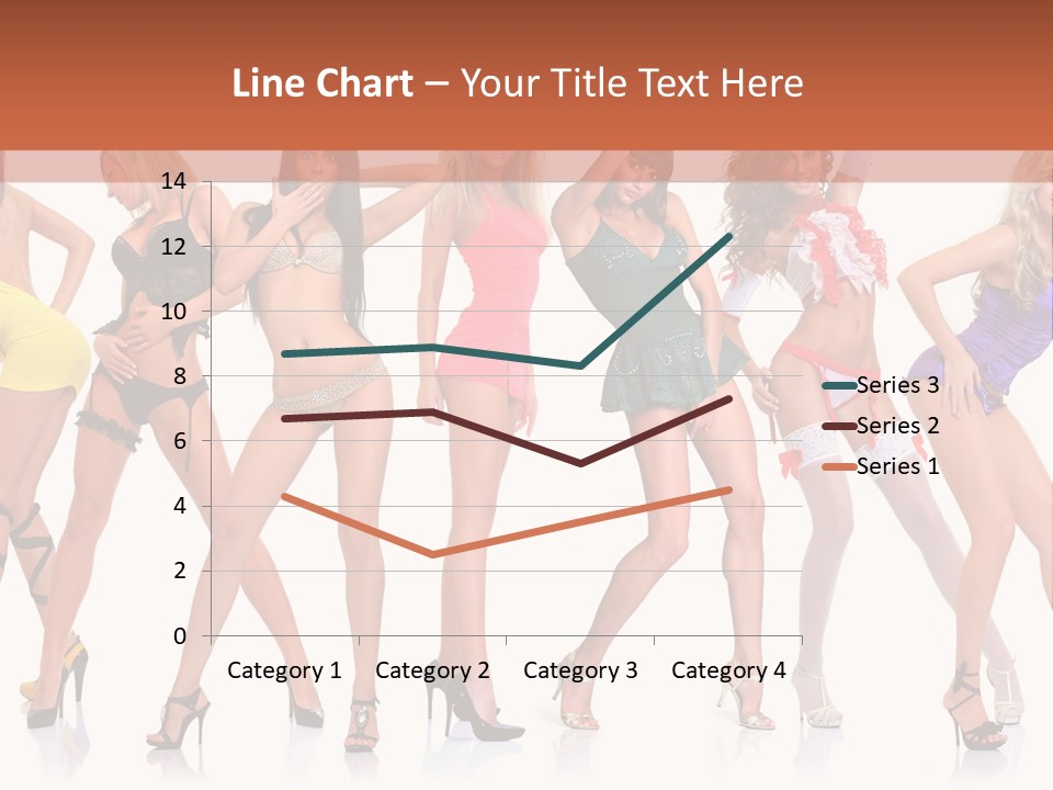 Blonde Skin Pose PowerPoint Template