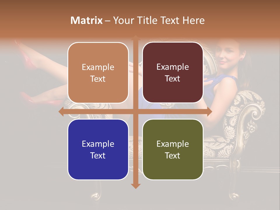 Retrostyled Revival Red PowerPoint Template