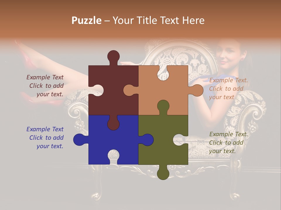 Retrostyled Revival Red PowerPoint Template