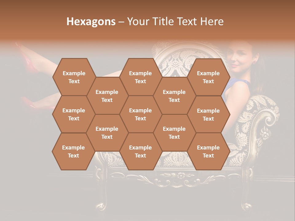 Retrostyled Revival Red PowerPoint Template