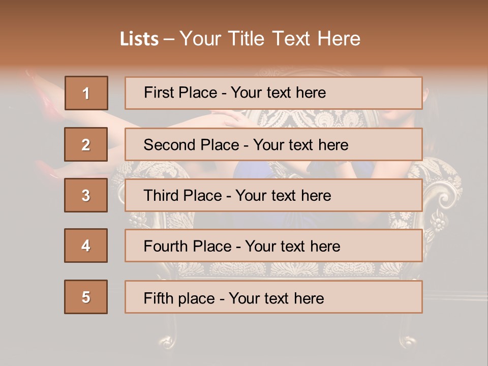 Retrostyled Revival Red PowerPoint Template