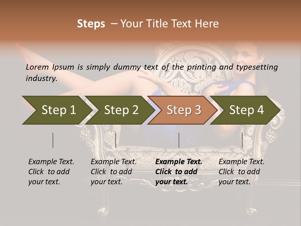 Retrostyled Revival Red PowerPoint Template