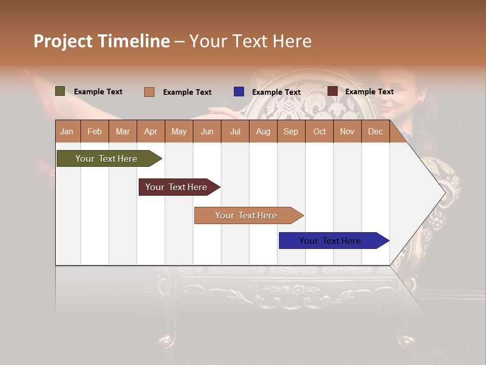 Retrostyled Revival Red PowerPoint Template