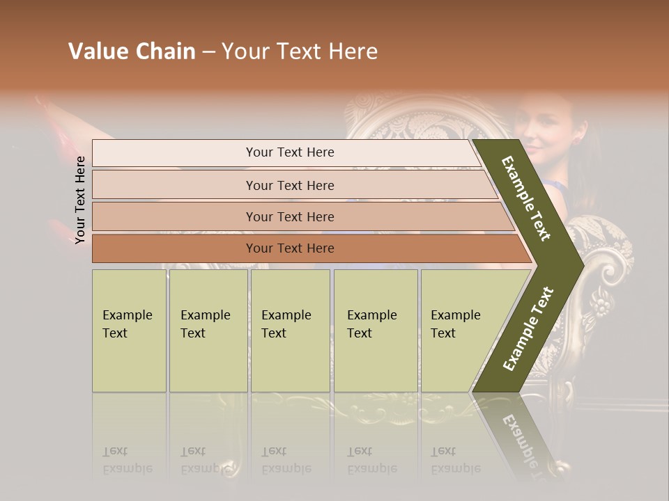 Retrostyled Revival Red PowerPoint Template