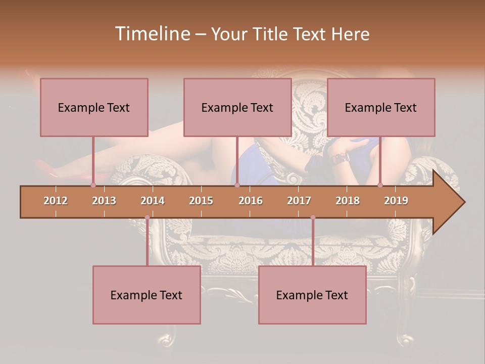 Retrostyled Revival Red PowerPoint Template