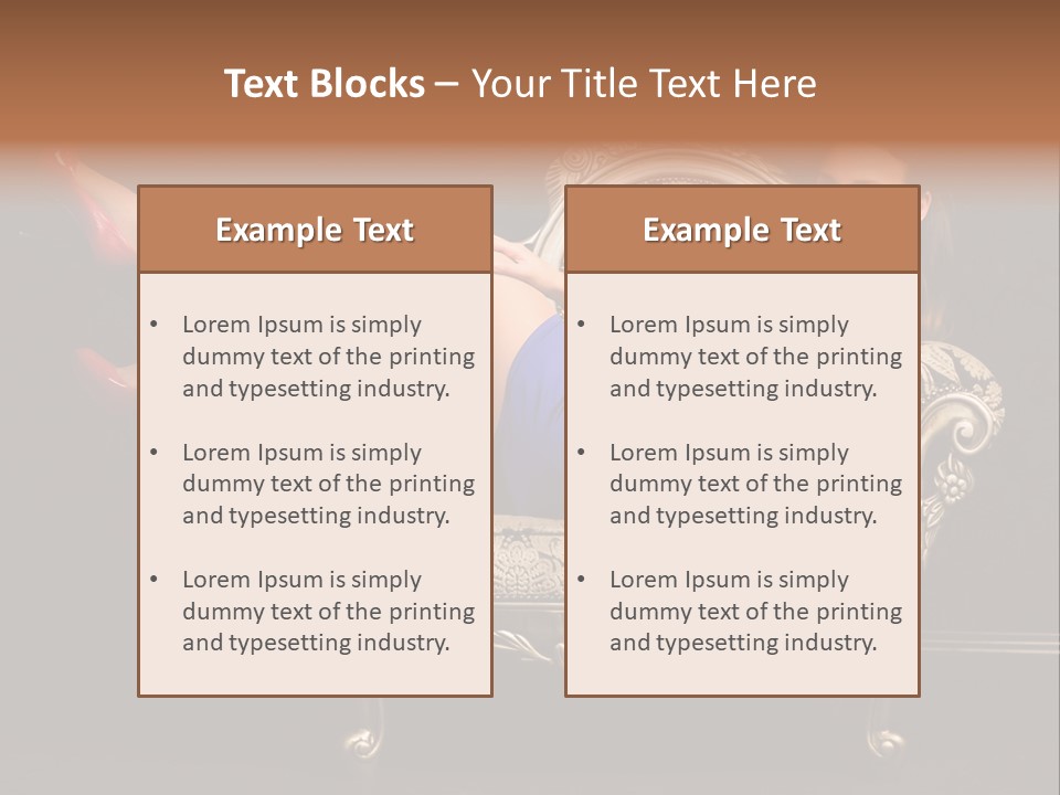 Retrostyled Revival Red PowerPoint Template