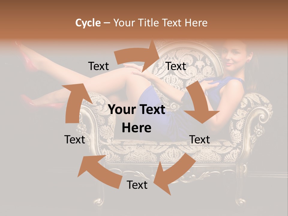 Retrostyled Revival Red PowerPoint Template