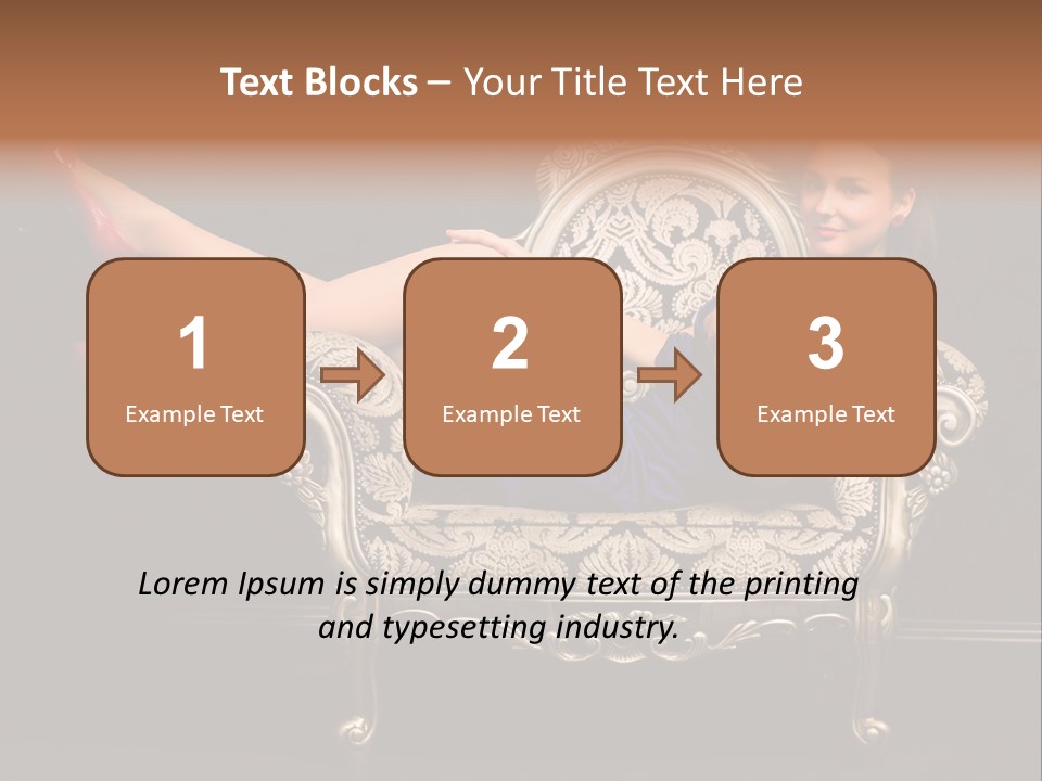 Retrostyled Revival Red PowerPoint Template