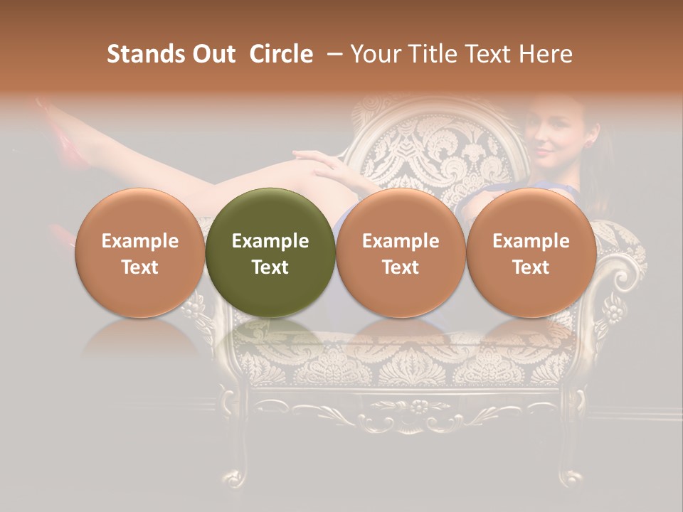 Retrostyled Revival Red PowerPoint Template