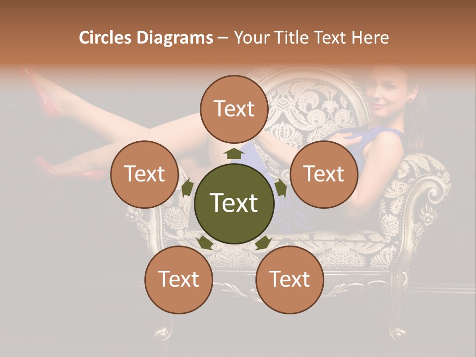 Retrostyled Revival Red PowerPoint Template