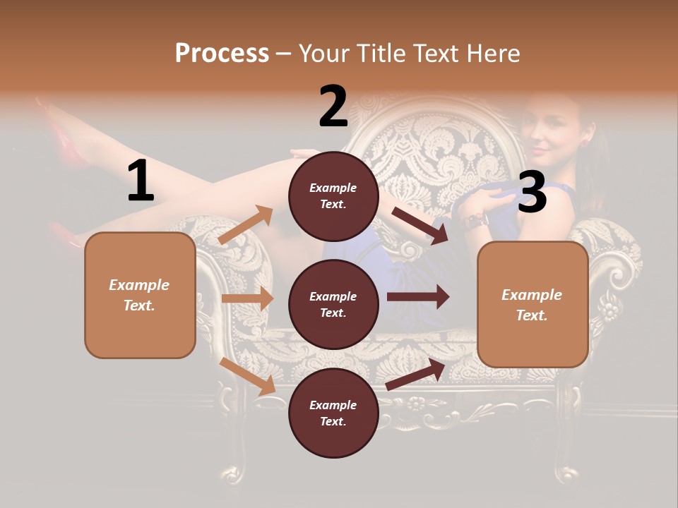 Retrostyled Revival Red PowerPoint Template