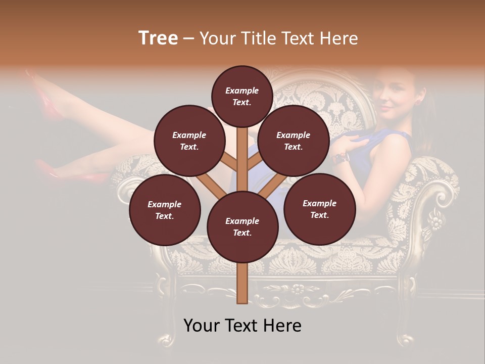 Retrostyled Revival Red PowerPoint Template