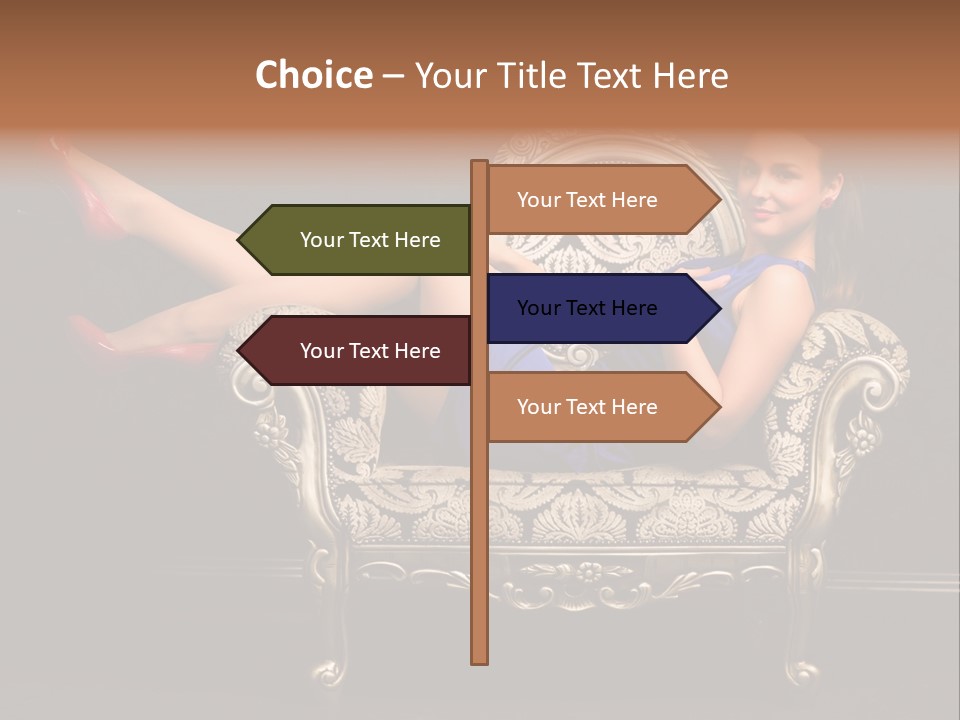 Retrostyled Revival Red PowerPoint Template