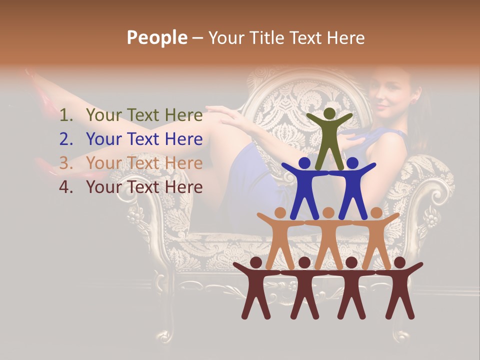 Retrostyled Revival Red PowerPoint Template