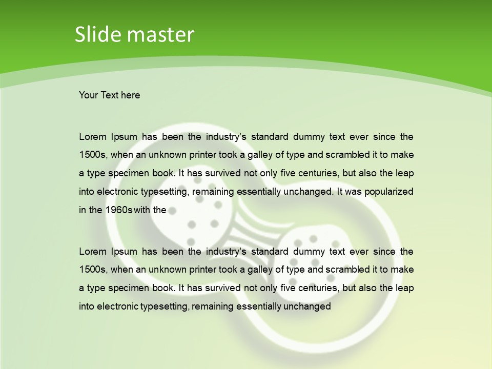 Lime Thirst Cool PowerPoint Template