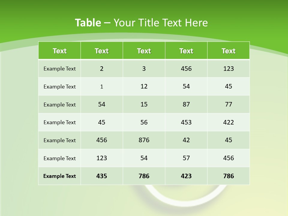Lime Thirst Cool PowerPoint Template