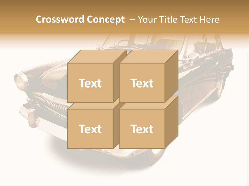 Wheels Cabriolet Transportation PowerPoint Template