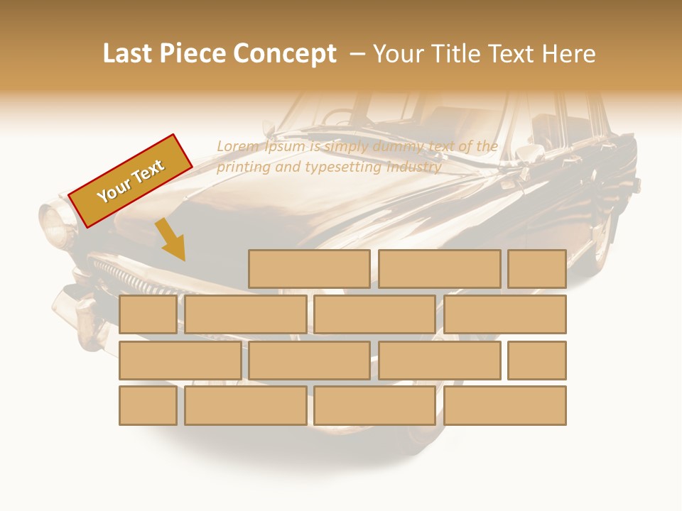 Wheels Cabriolet Transportation PowerPoint Template