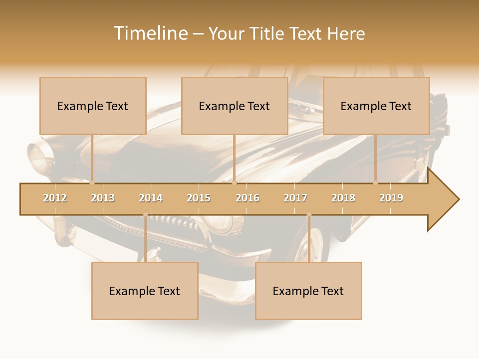 Wheels Cabriolet Transportation PowerPoint Template
