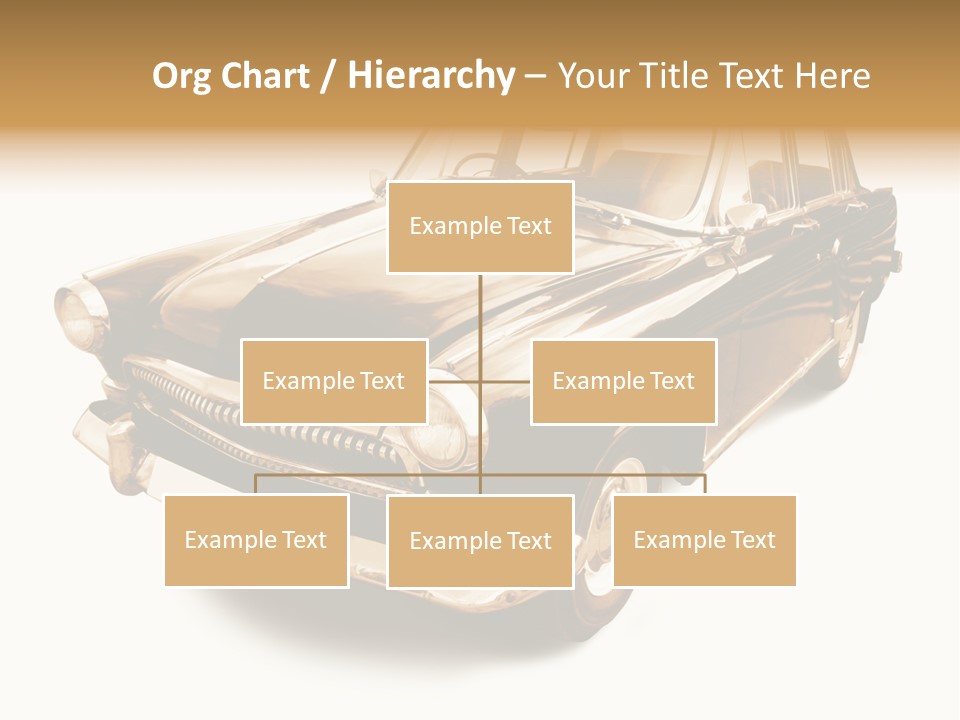 Wheels Cabriolet Transportation PowerPoint Template