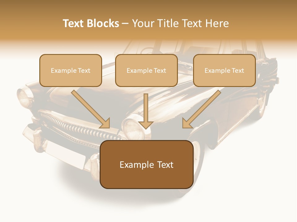 Wheels Cabriolet Transportation PowerPoint Template