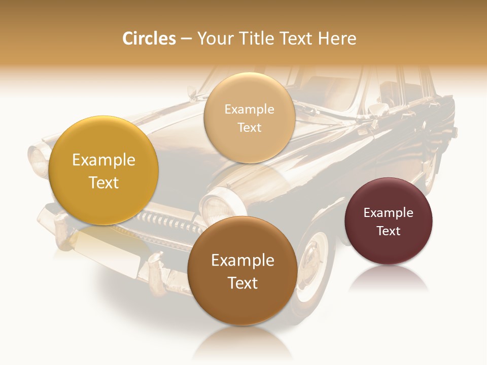 Wheels Cabriolet Transportation PowerPoint Template