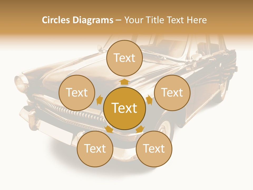 Wheels Cabriolet Transportation PowerPoint Template