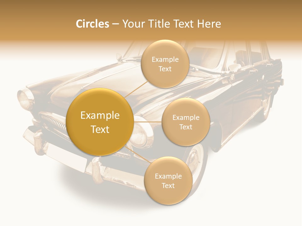 Wheels Cabriolet Transportation PowerPoint Template