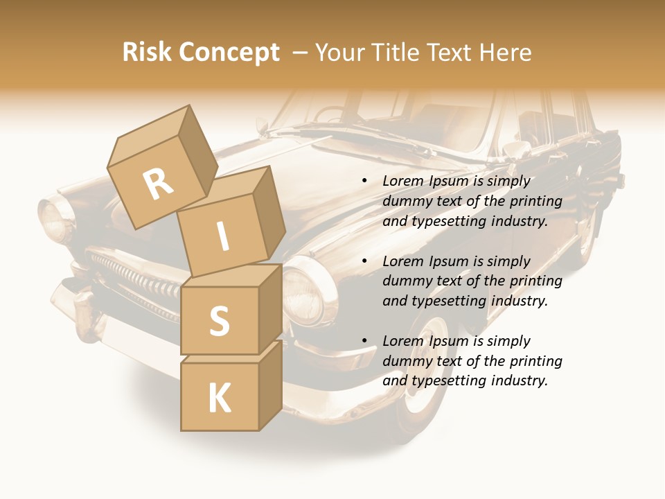 Wheels Cabriolet Transportation PowerPoint Template