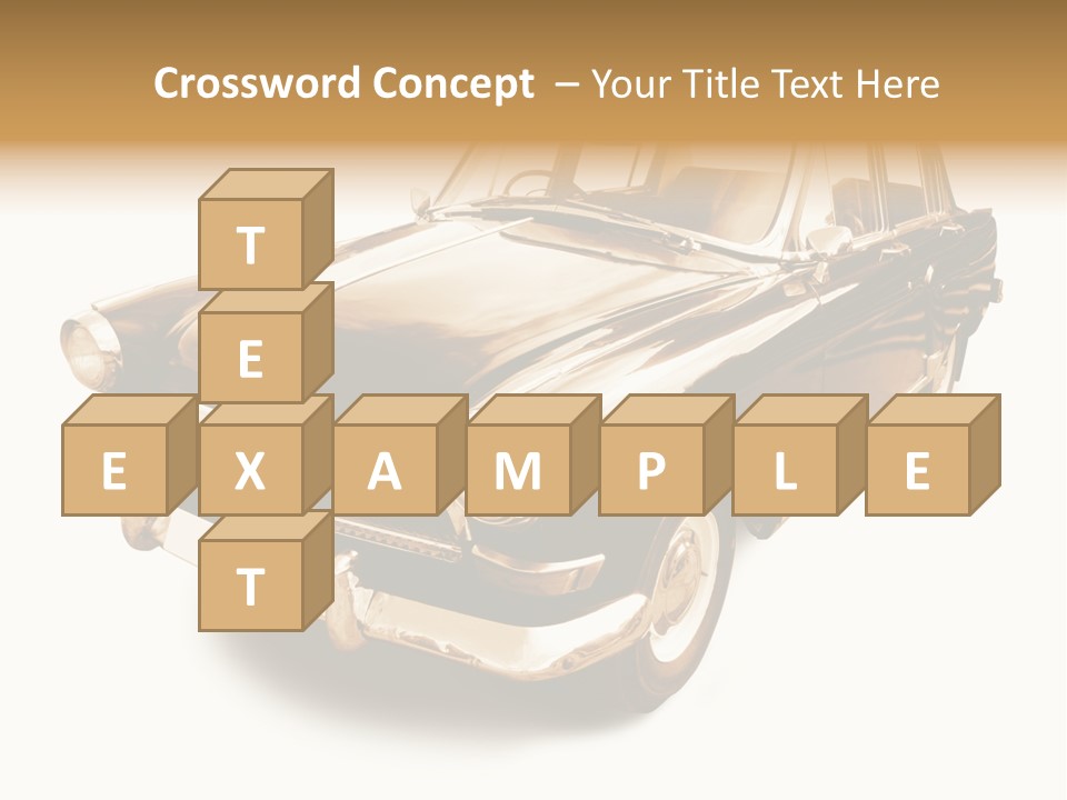 Wheels Cabriolet Transportation PowerPoint Template